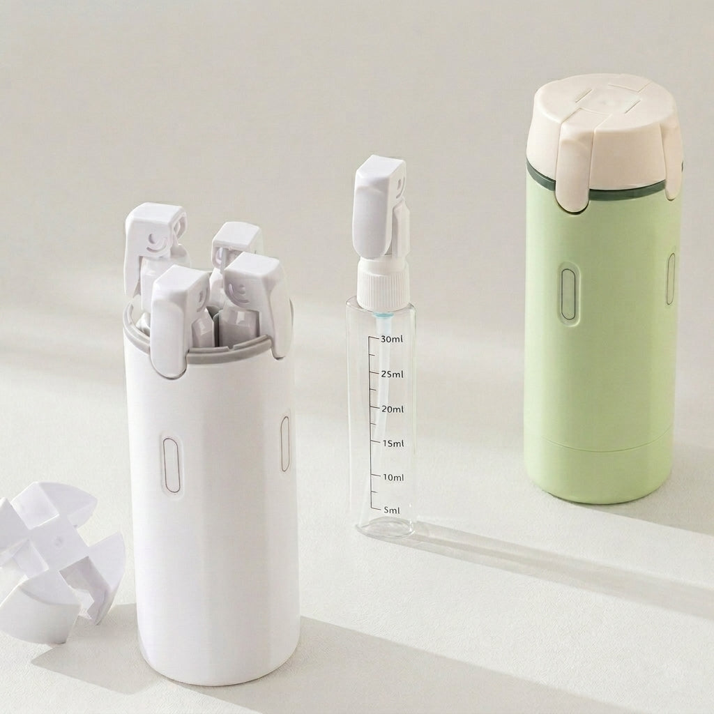 Dispensador de viaje 4 en 1