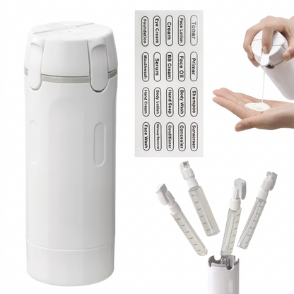 Dispensador de viaje 4 en 1